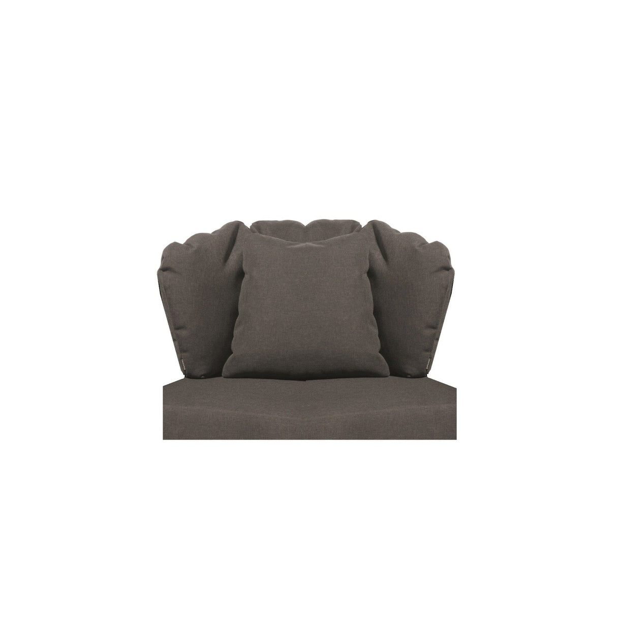 Diphano Omer Set de coussins pour Fauteuil Club lounge (assise + dossier + déco) Tissu Chestnut C708