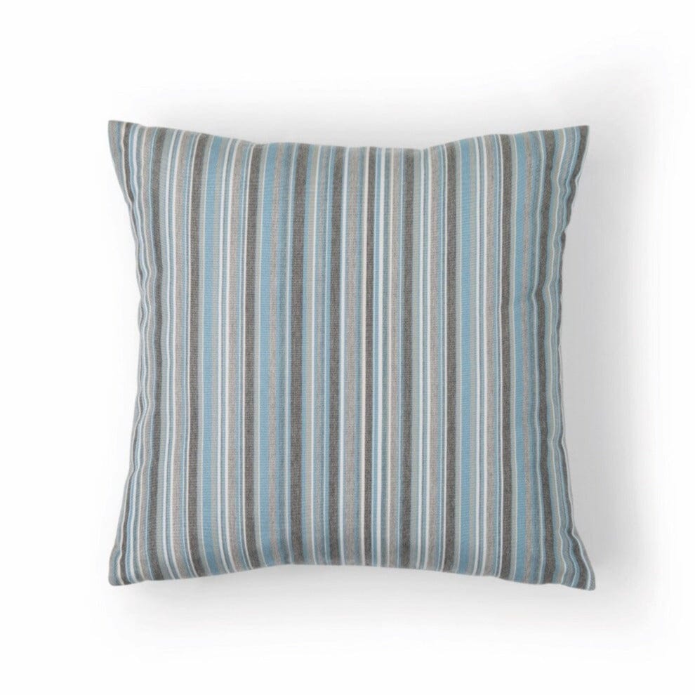 Diphano Punto Coussin déco 40x40cm Tissu Sunbrella Mixed stripes blue-grey C598