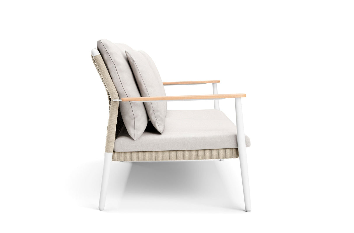 Diphano Ray Canapé 2 places avec accoudoirs en teck