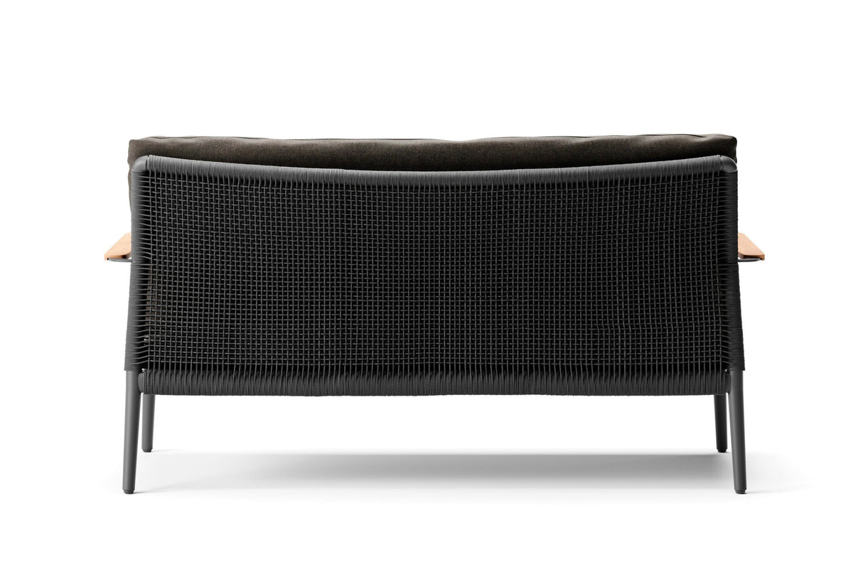 Diphano Ray Canapé 2 places avec accoudoirs en teck