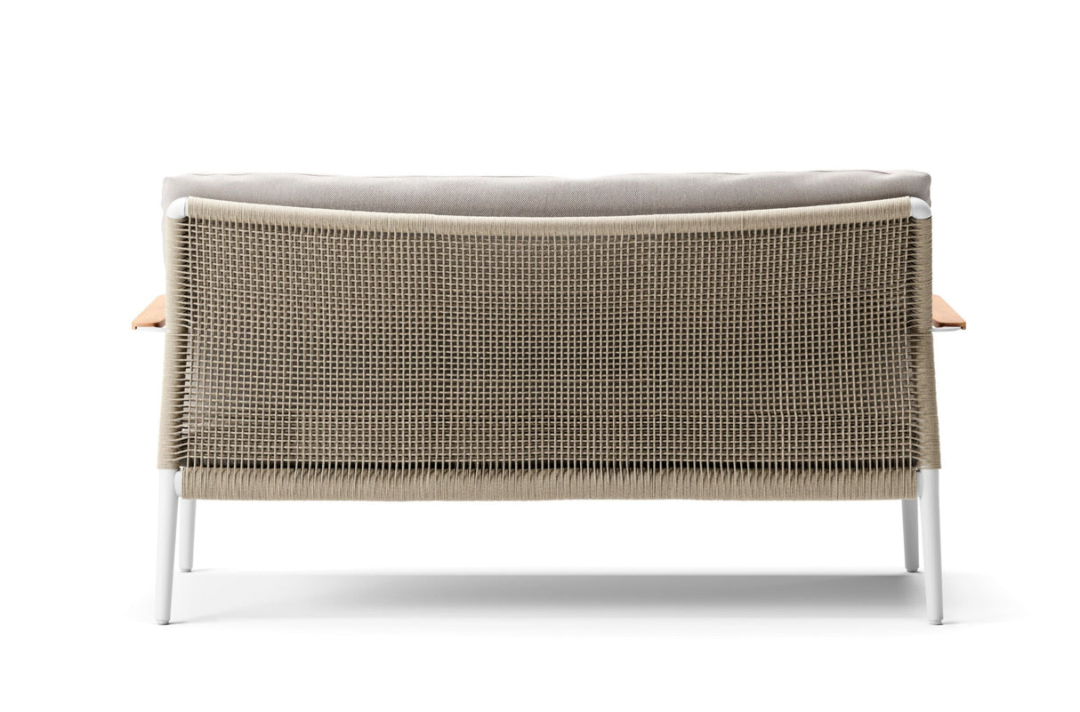 Diphano Ray Canapé 2 places avec accoudoirs en teck