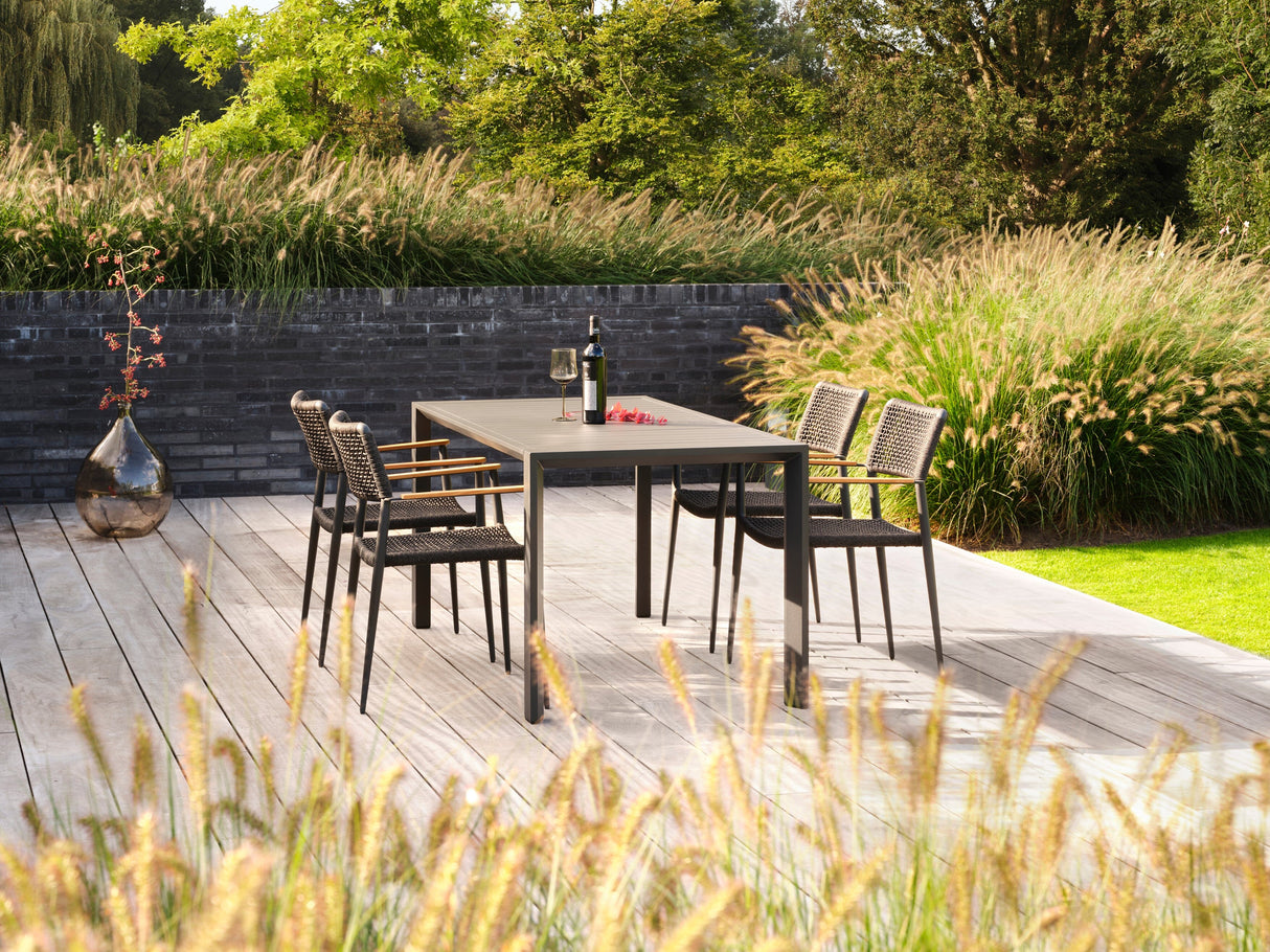 Diphano Ray Fauteuil repas avec accoudoirs en teck