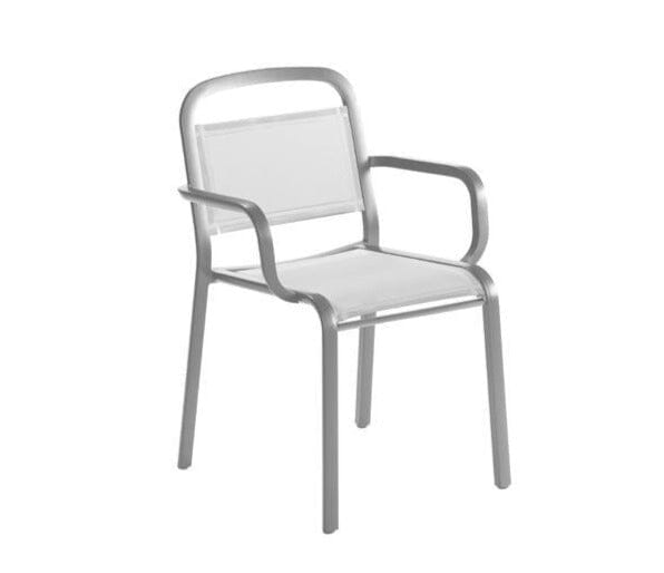 Ego Paris Marumi Fauteuil repas empilable en toile Batyline