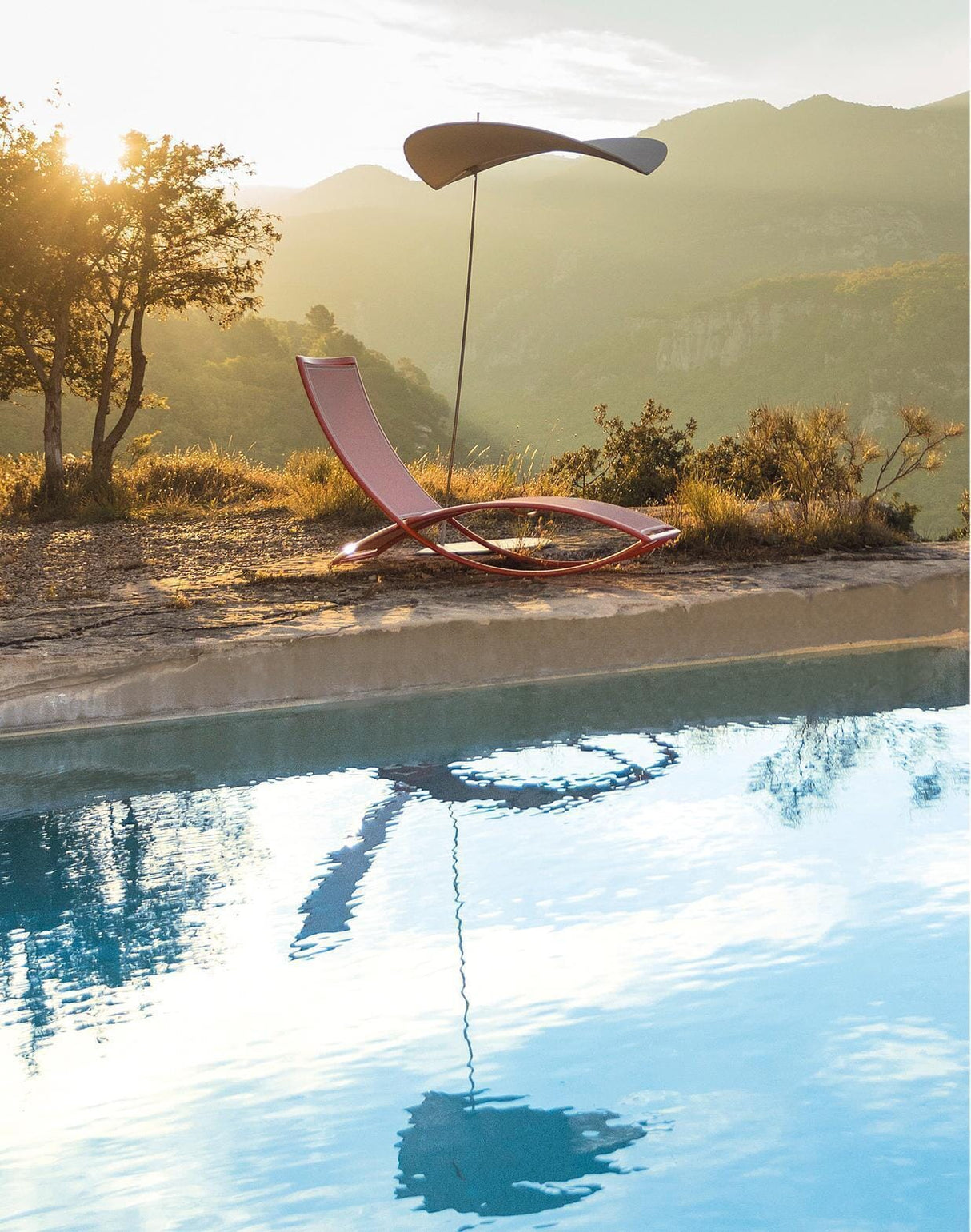 Ego Paris Première Chaise longue Transat Fish