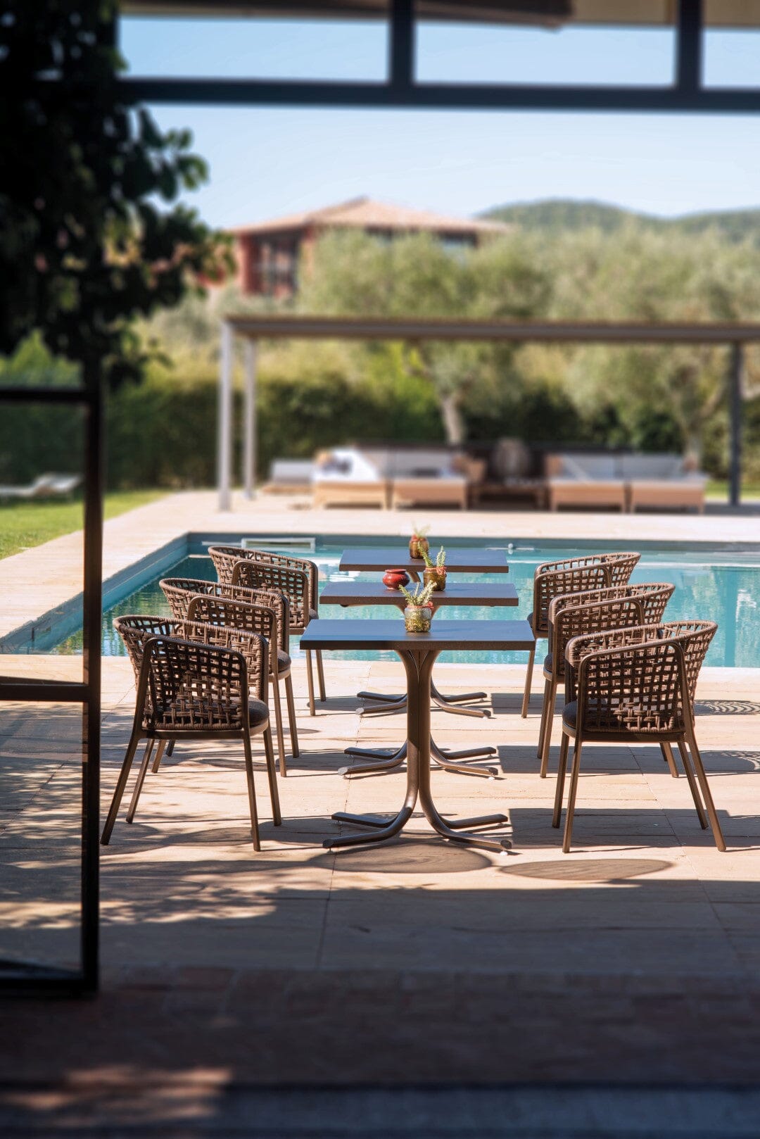 Emu 1217 Carousel Fauteuil Club Alu-Square Twist Rope