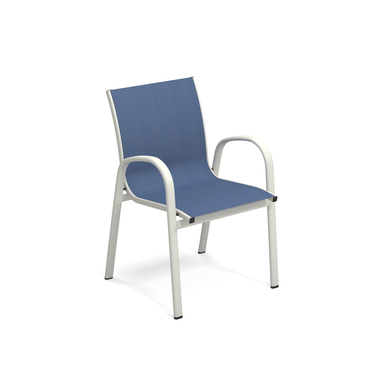 Emu 1310 Holly Fauteuil Repas Matt White 23 / Ocean Blue 300/56