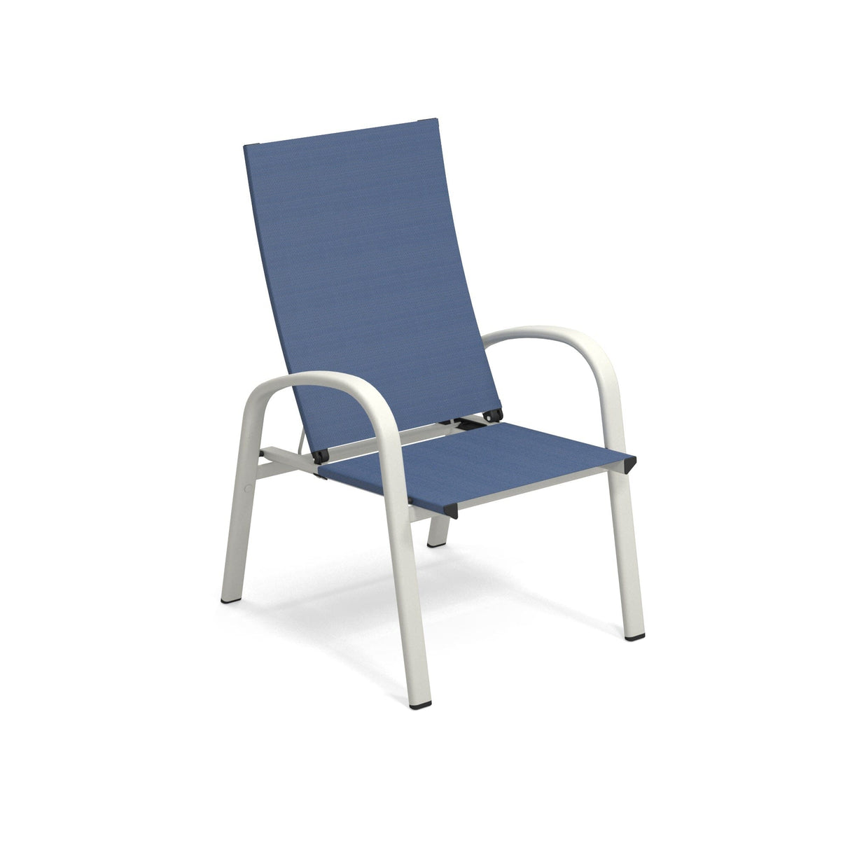 Emu 1311 Holly Fauteuil Multi positions Matt White 23 / Ocean Blue 300/56