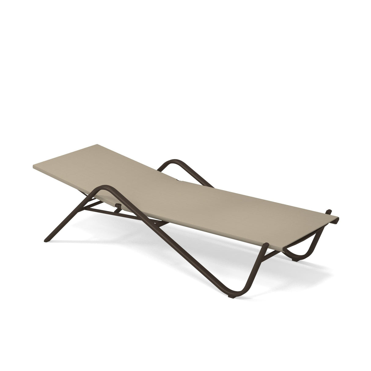 Emu 195 Holly Chaise Longue Antique Iron 22 / Hazel 300/86