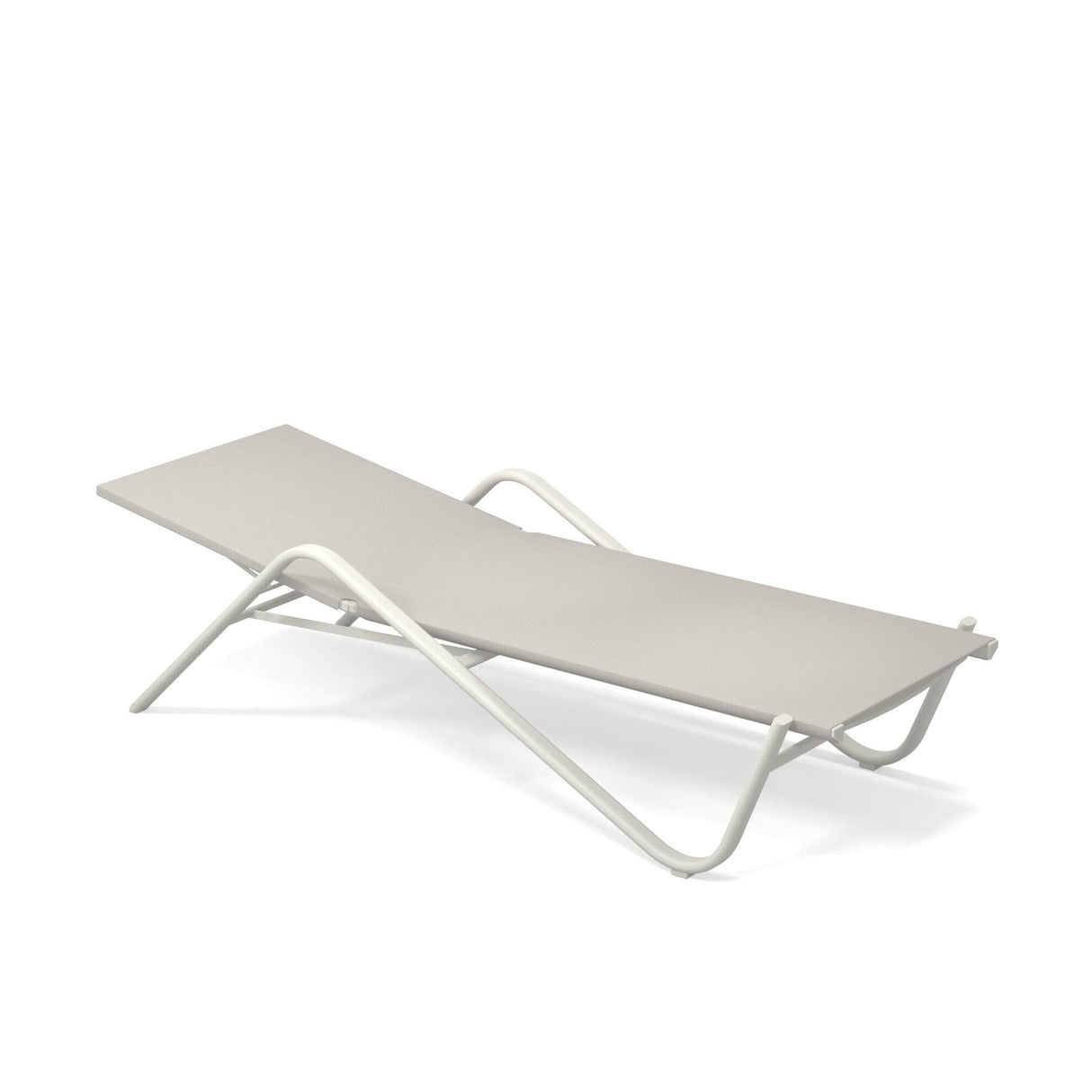 Emu 195 Holly Chaise Longue Matt White 23 / White Grey 300/65