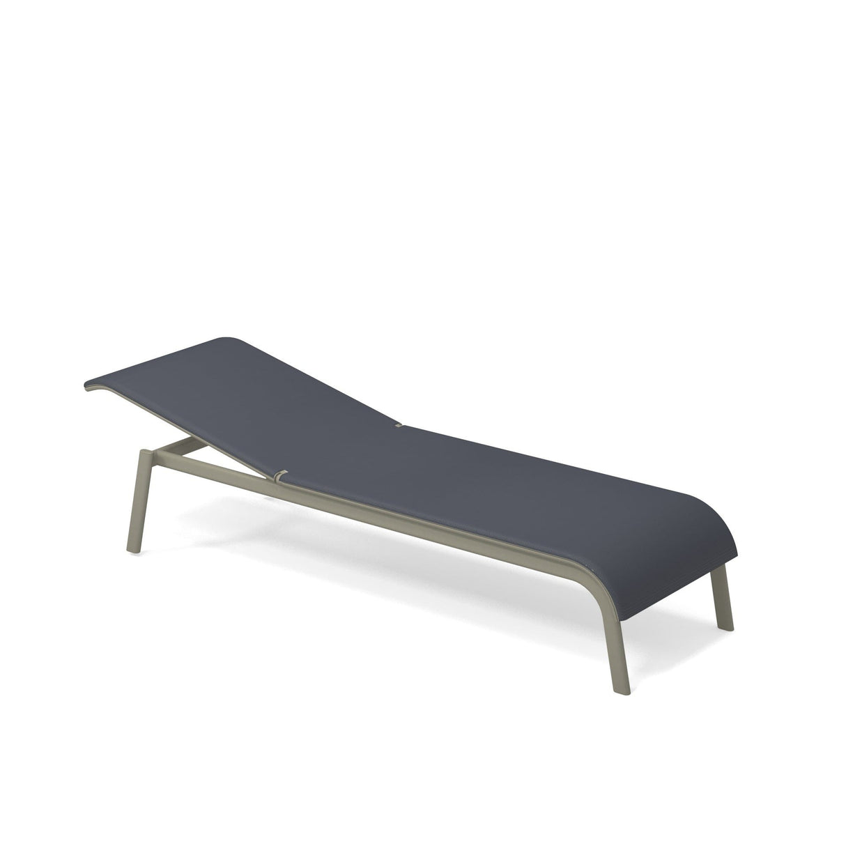 Emu 198 Tiki Chaise Longue Grey Green 37 / Stone 300/66