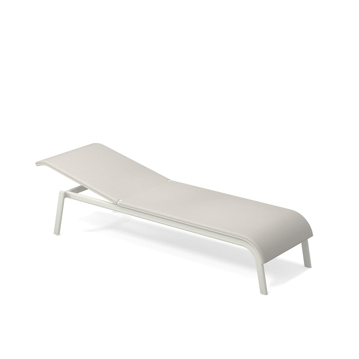 Emu 198 Tiki Chaise Longue Matt White 23 / White Grey 300/65