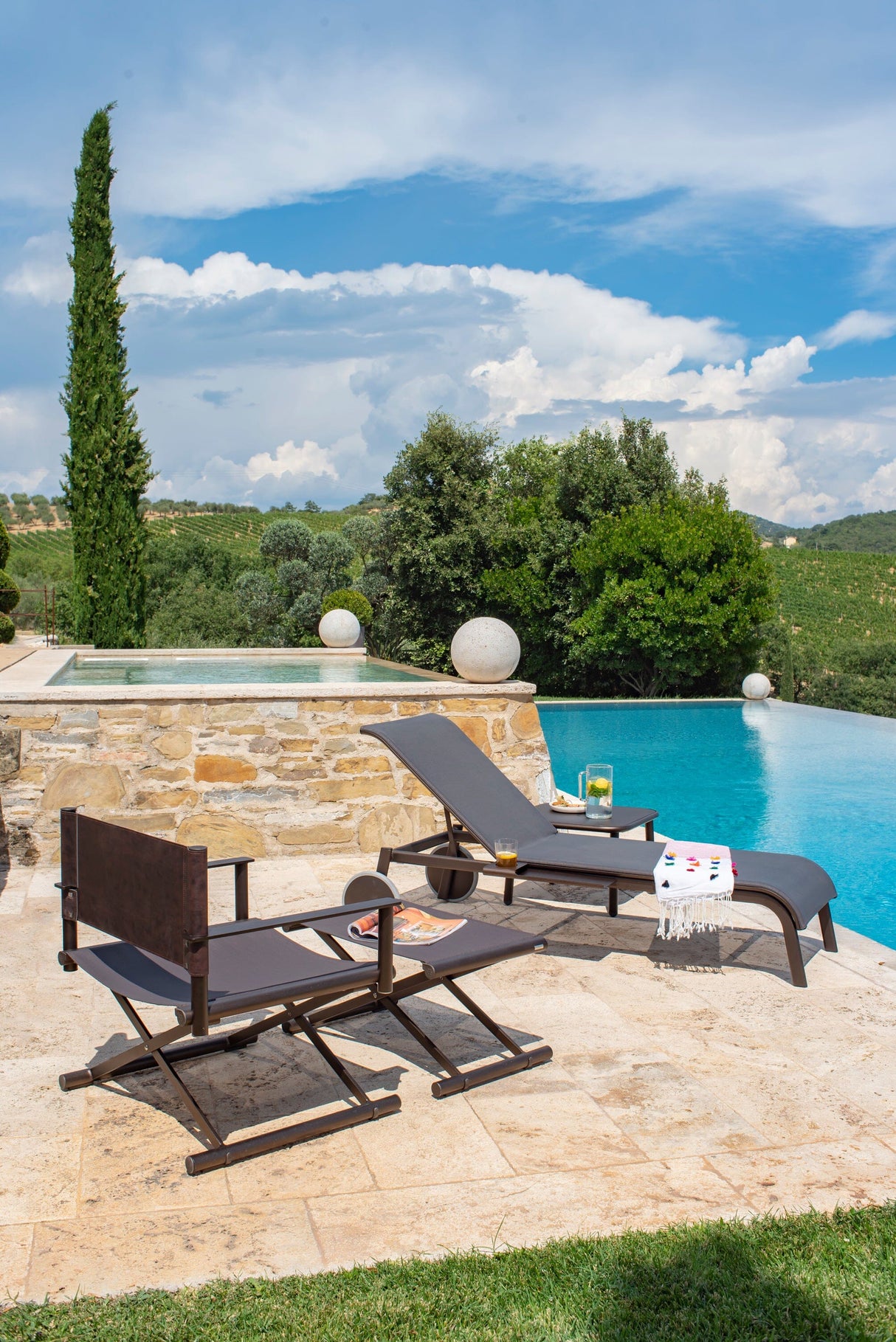 Emu 198B Tiki Accoudoir pour Chaise Longue