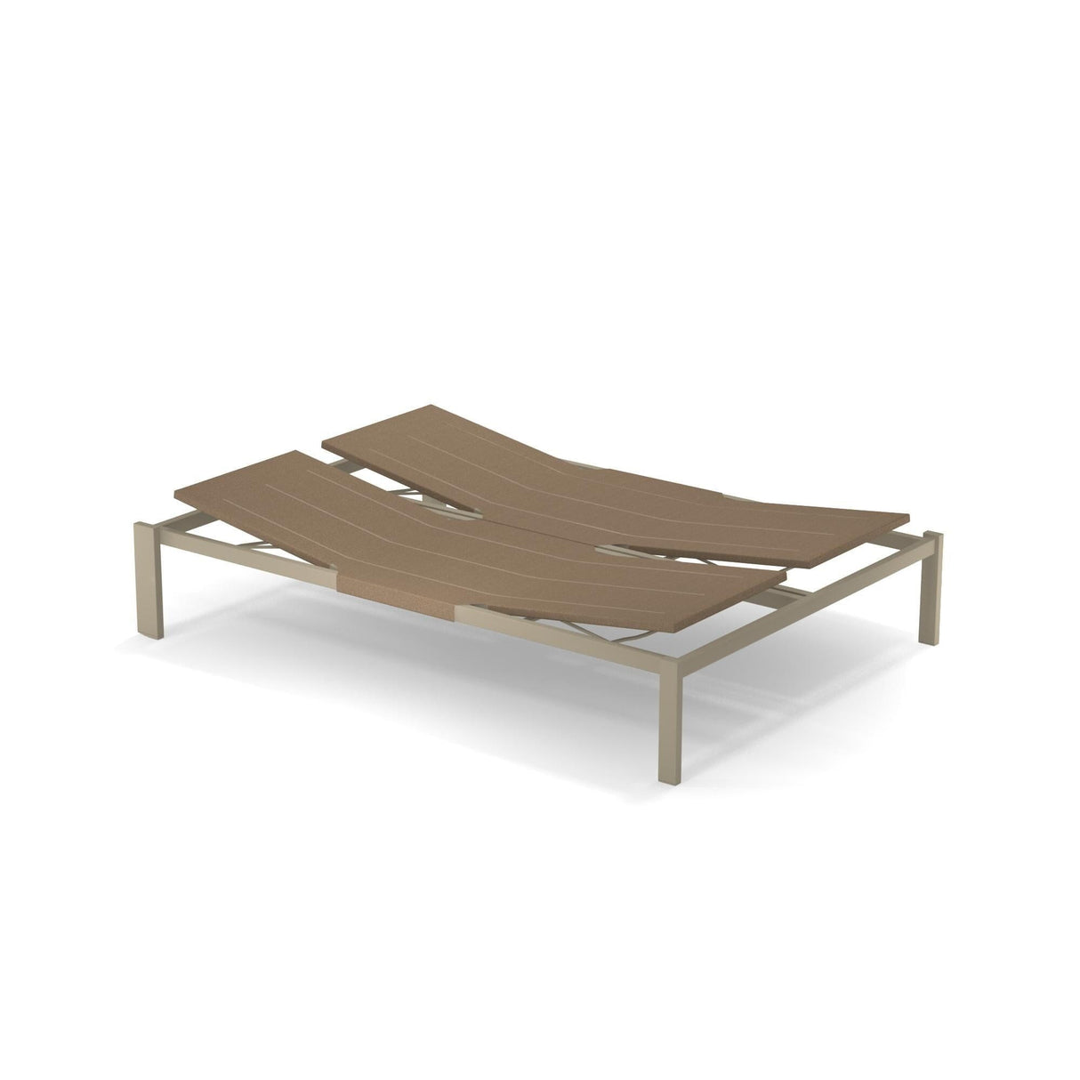 Emu 289 Shine Chaise Longue Double Taupe 71