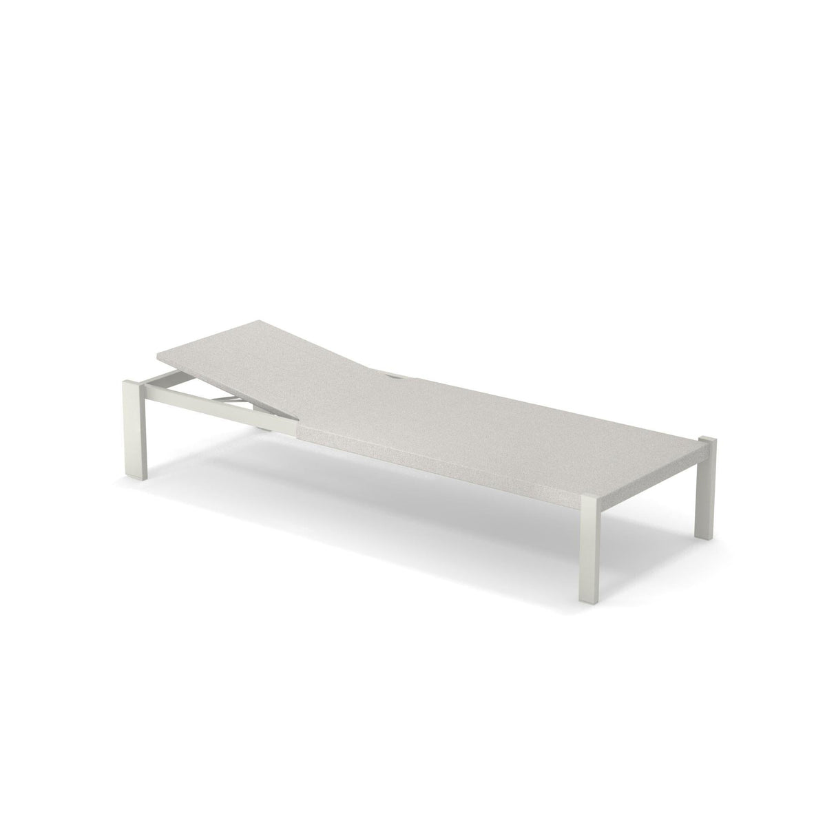 Emu 295 Shine Chaise Longue Matt White 23