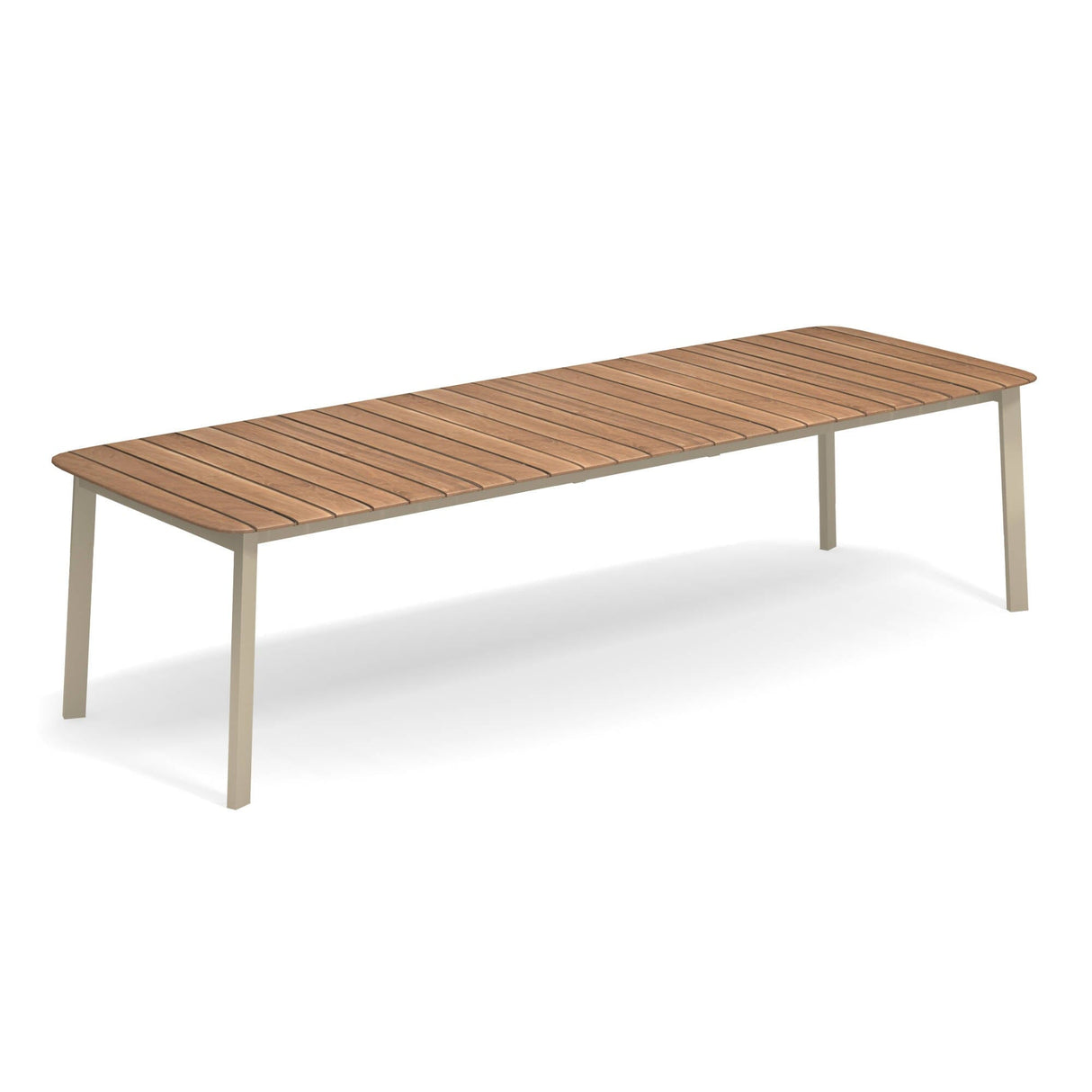 Emu 296 Shine Table repas à rallonges 180+56+56 x 100cm Taupe 71