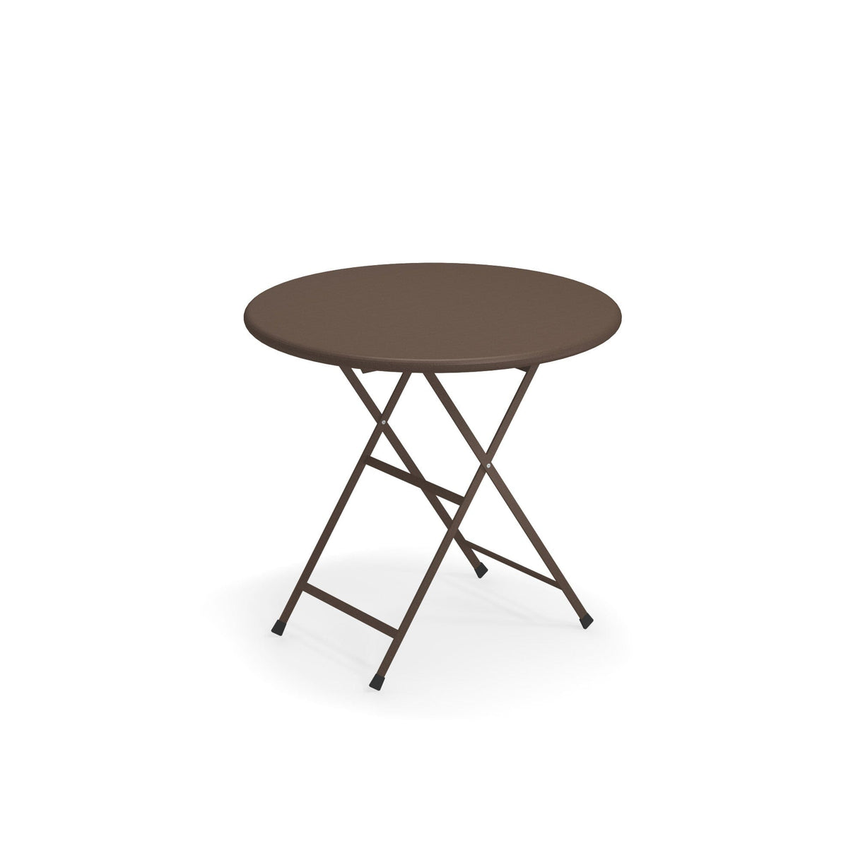 Emu 346 Arc-en-ciel Table repas ronde Ø 80cm Indian Brown 41
