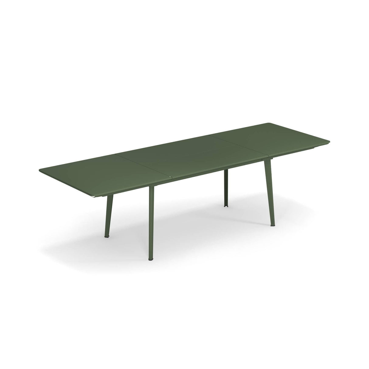 Emu 3485 Plus4 Table repas à Rallonge 160+110x90cm Military Green 17