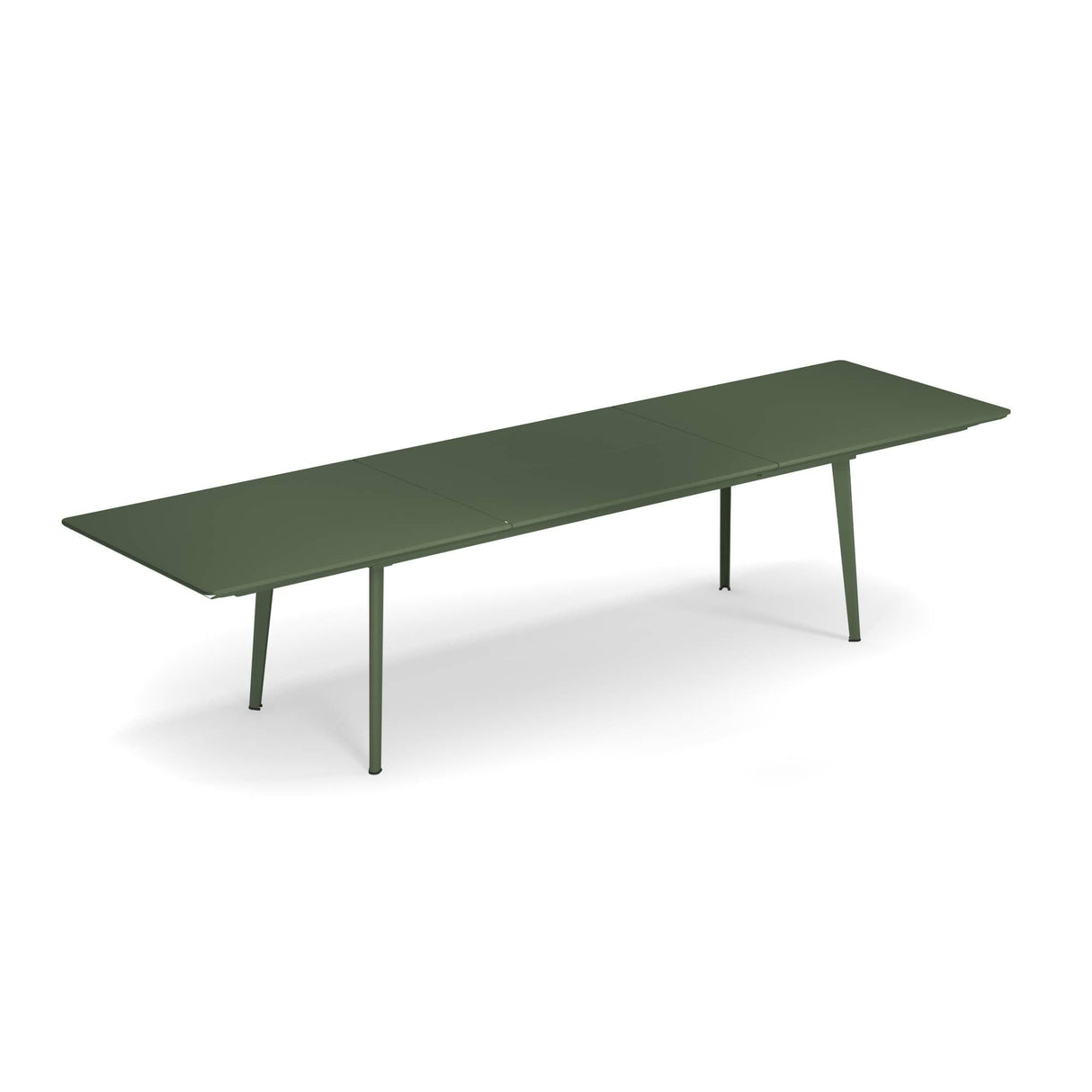 Emu 3486 Plus4 Table repas à Ralonge 220+110x90cm Military Green 17