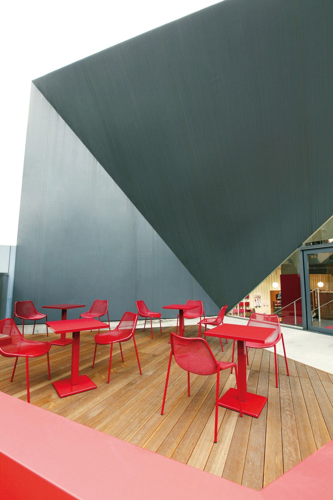 Emu 464 Round Piètement de table Central - Plateau en sus