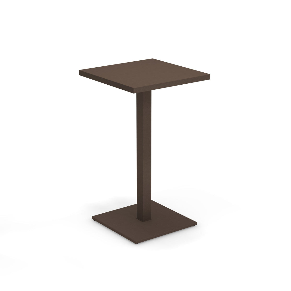 Emu 475 Round Table de bar Haute 60x60cm H=105cm Indian Brown 41