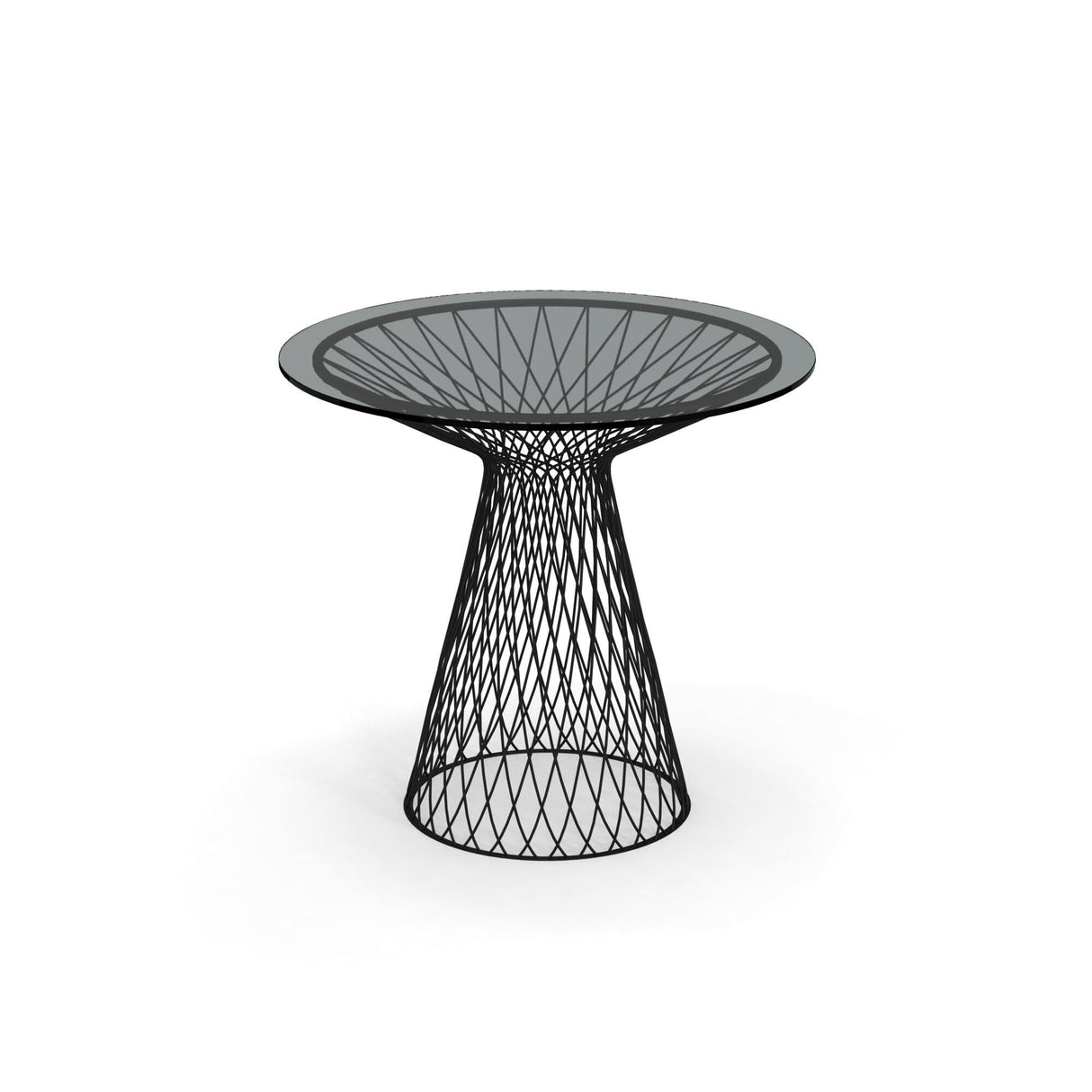 Emu 493 Heaven Piétement Table repas ronde Ø80cm - Verre en sus