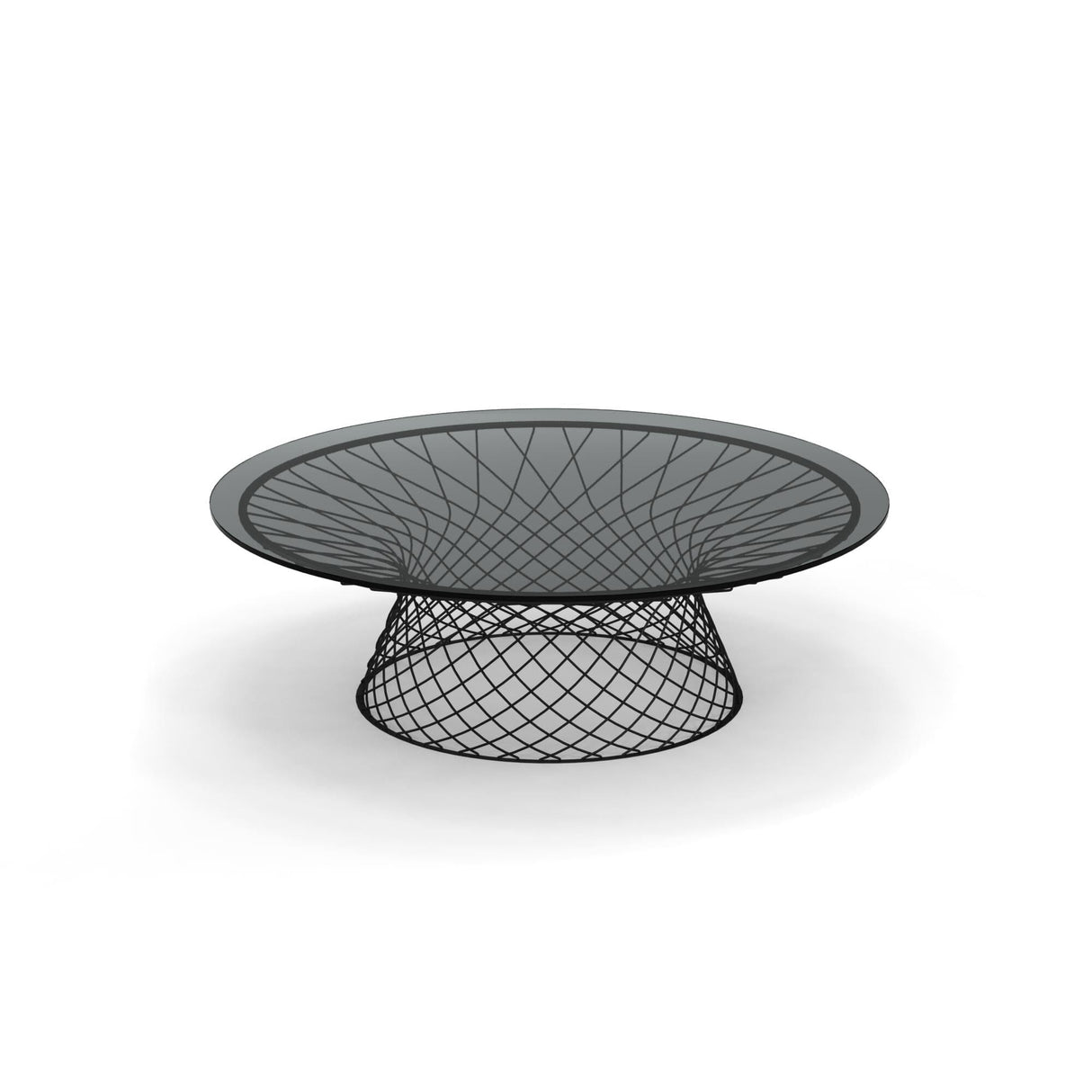 Emu 494/V Heaven Plateau en Verre pour Table ronde Ø120cm Fumé