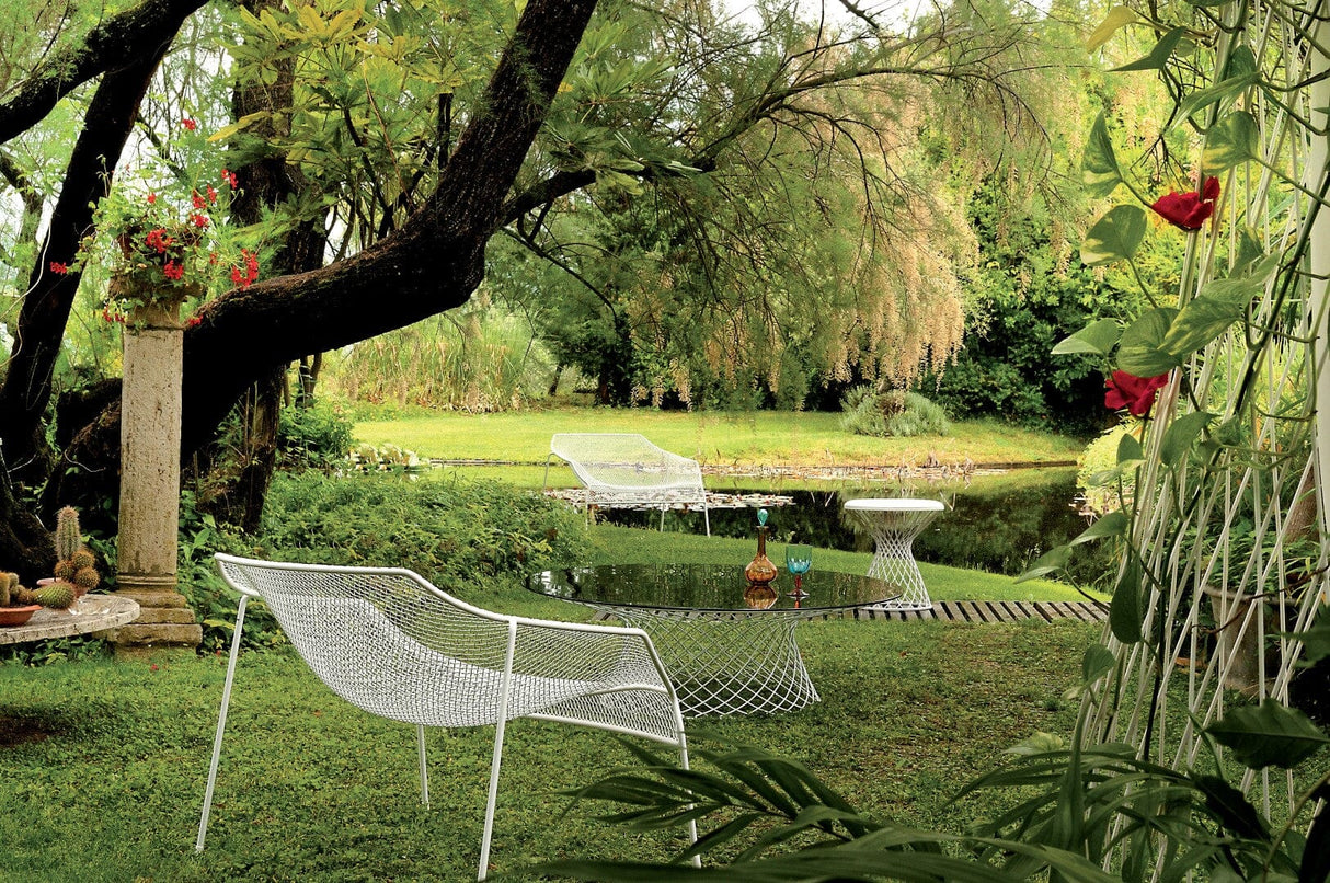 Emu 496 Heaven Piétement Table basse ronde Ø120cm H:41cm - Verre en sus