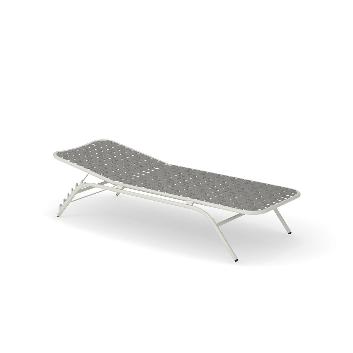 Emu 504 Yard Chaise Longue Matt White 23 / Grey Green 64
