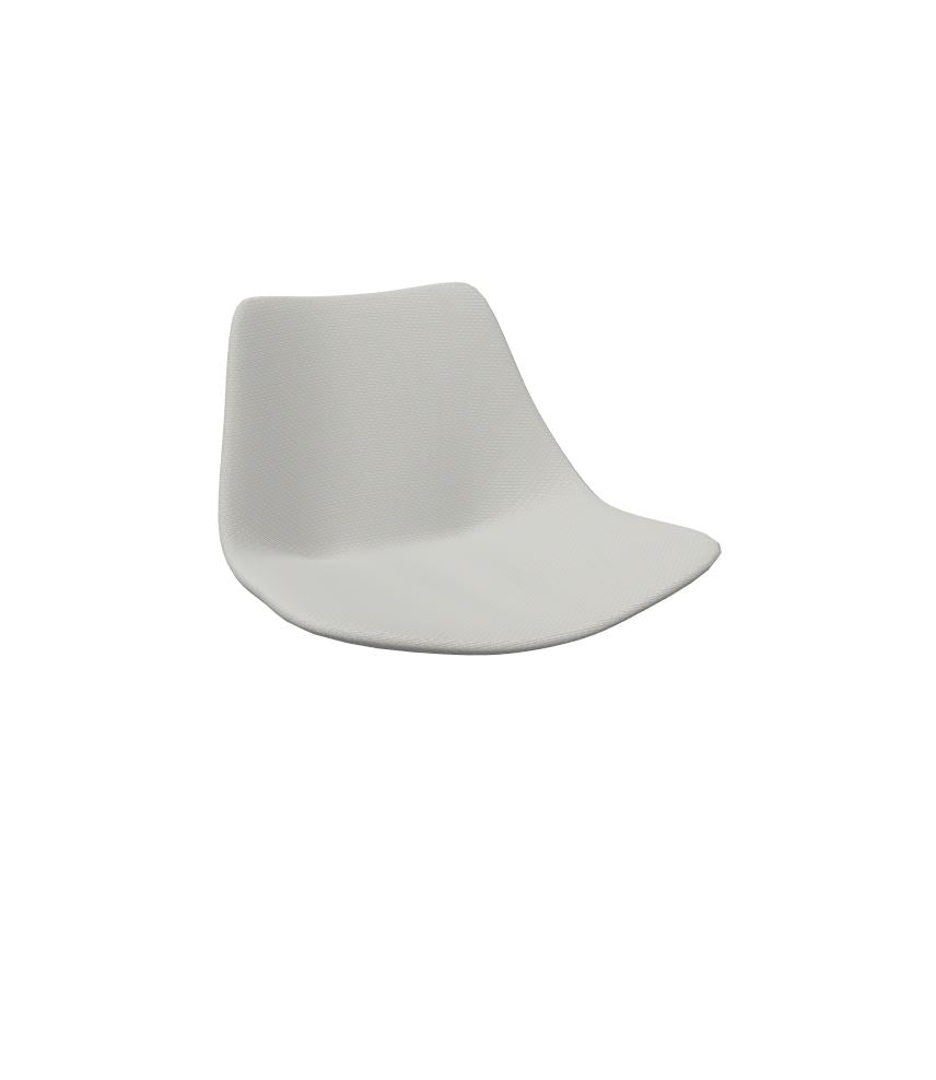 Emu C/469 Round Coussin pour Chaise Club Lounge Small Weft White 900/71