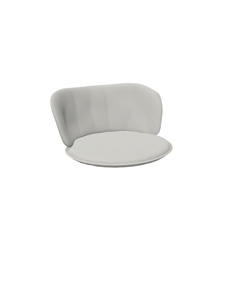 Emu C/566 Re-Trouvé Coussin assise dossier pour Chaise et Fauteuil Small Weft White 900/71