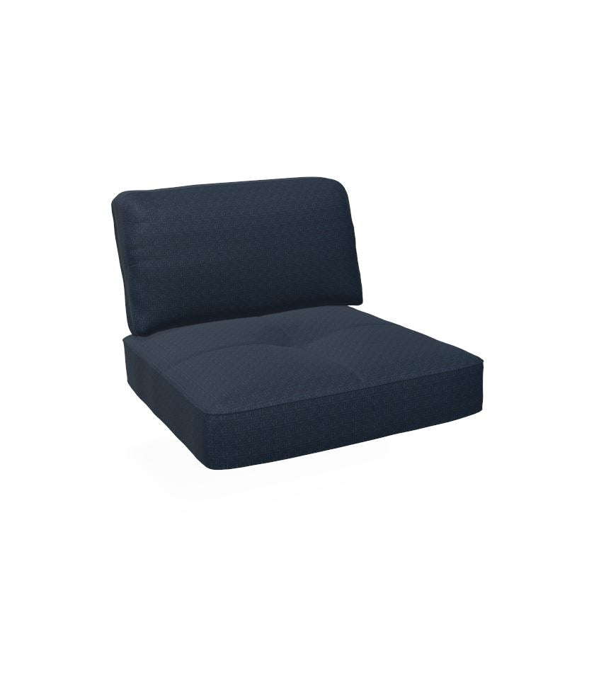 Emu C/6047 Coussin Assise et Dossier Central pour Canapé 3 places Twins Standard SMALL WEFT BLUE Polypropylène 900/79