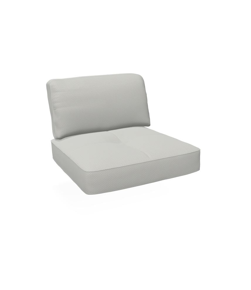 Emu C/6047 Coussin Assise et Dossier Central pour Canapé 3 places Twins Standard SMALL WEFT WHITE Polypropylène 900/71