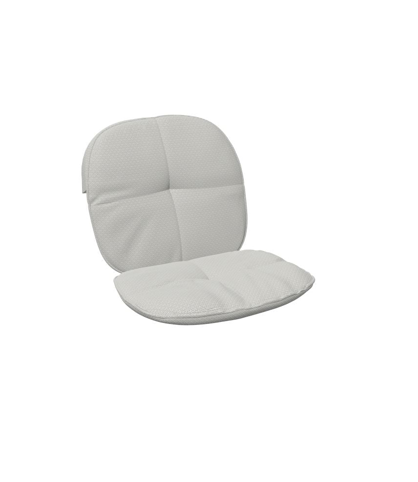Emu C/6052 Coussin Assise et Dossier pour Chaise/Fauteuil repas Twins Standard SMALL WEFT WHITE Polypropylène 900/71