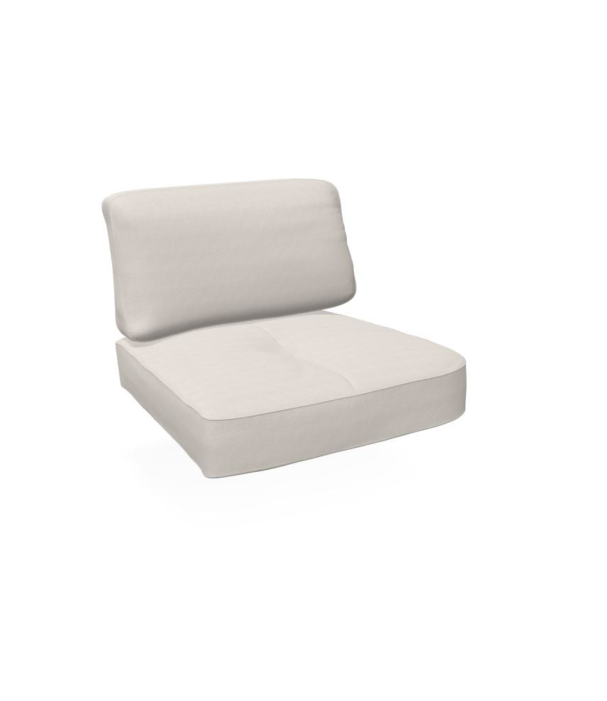 Emu C/6056 Coussin Assise et Dossier Droite pour Canapé 2/3 places Twins Basic ECRU Acrylic 700/4