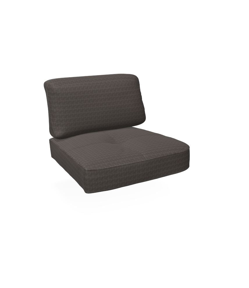 Emu C/6056 Coussin Assise et Dossier Droite pour Canapé 2/3 places Twins Standard BLACK Polypropylène 900/05