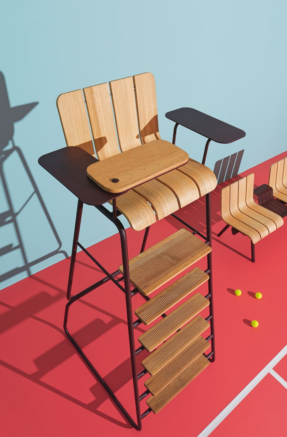 Ethimo Ace Chaise d'arbitre en Natural Teak