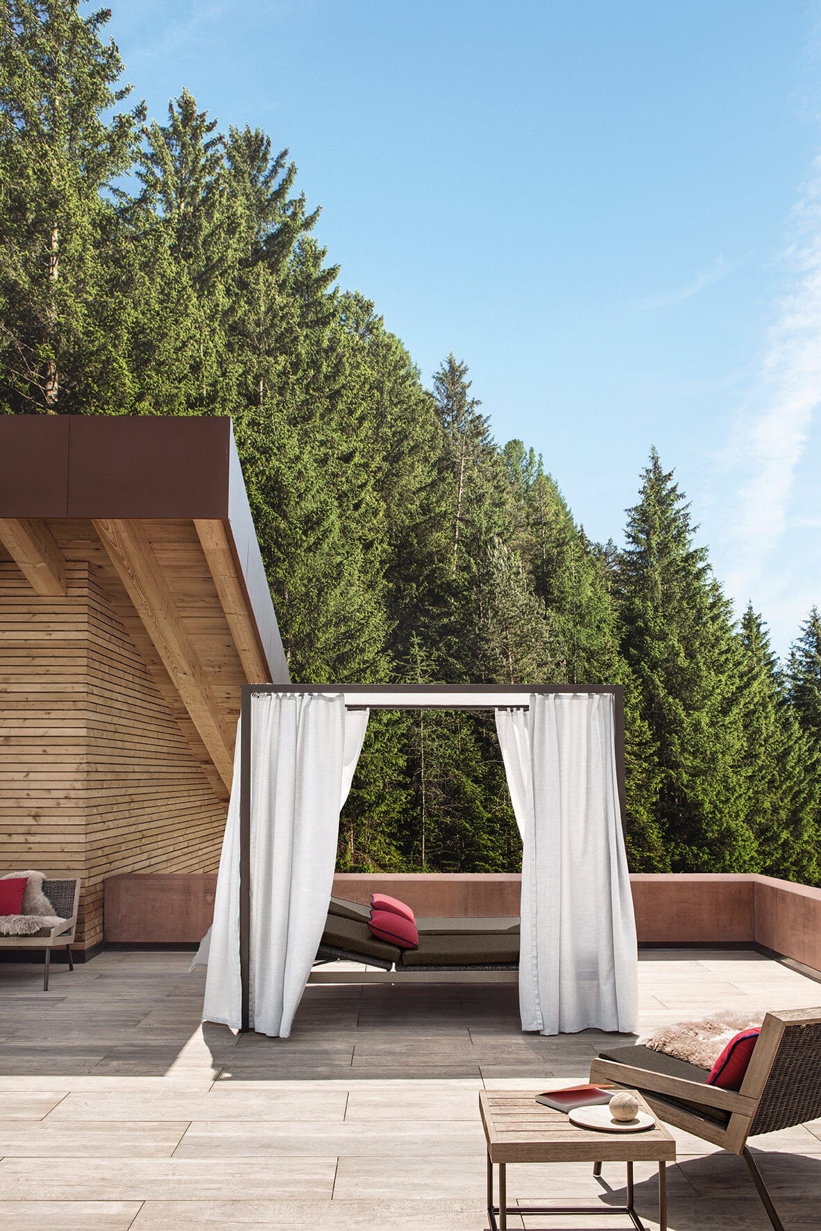 Ethimo Allaperto Mountain Matelas Lounge Bed Daybed