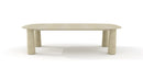 Ethimo Bold Table repas 280x150cm h:74cm Stone / Concrete Beige 