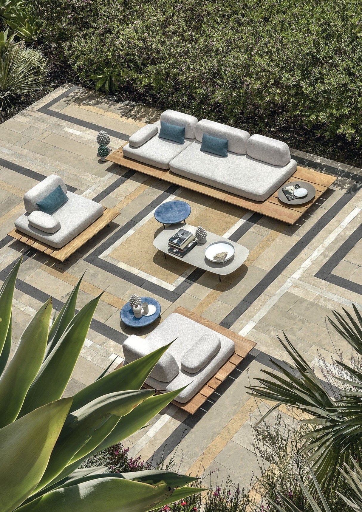 Ethimo Calipso Module 180x120cm Coussins en sus