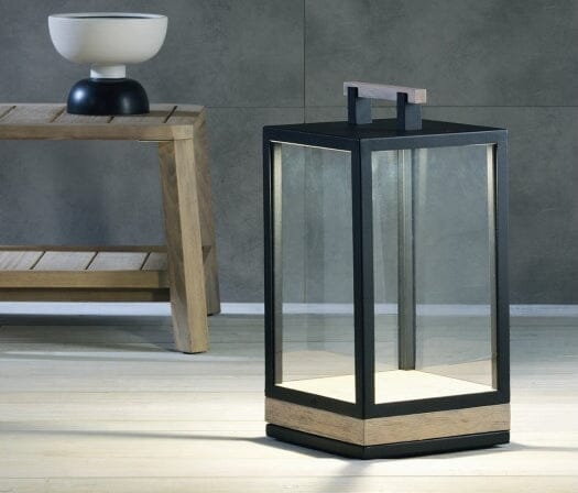 Ethimo Carré Lampe de Table pour l'extérieur