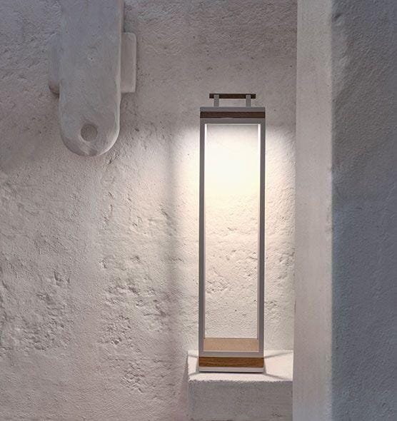 Ethimo Carrè XL Floor Lamp pour l'extérieur