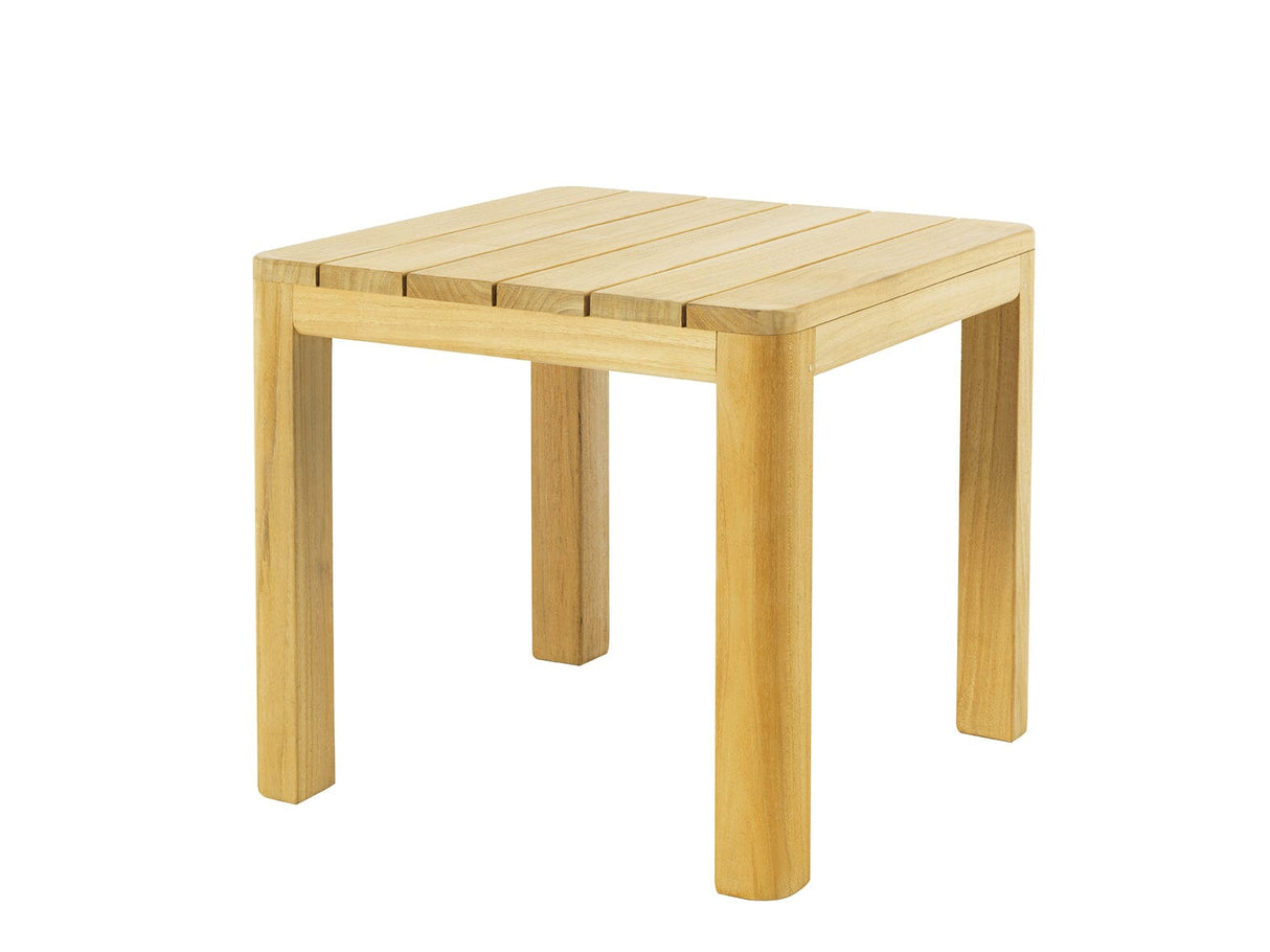 Ethimo Clay Table Basse 45x45cm H:42cm Natural Teak