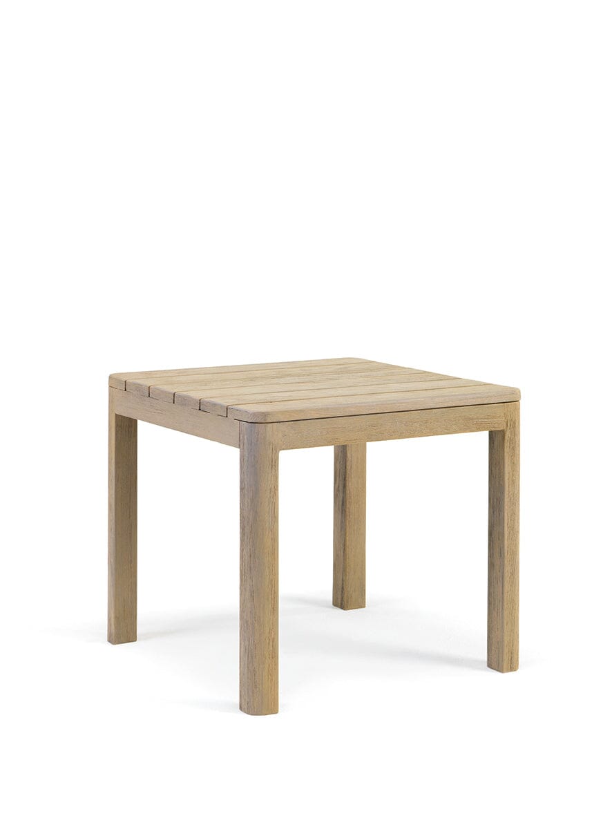 Ethimo Clay Table Basse 45x45cm H:42cm Pickled Teak
