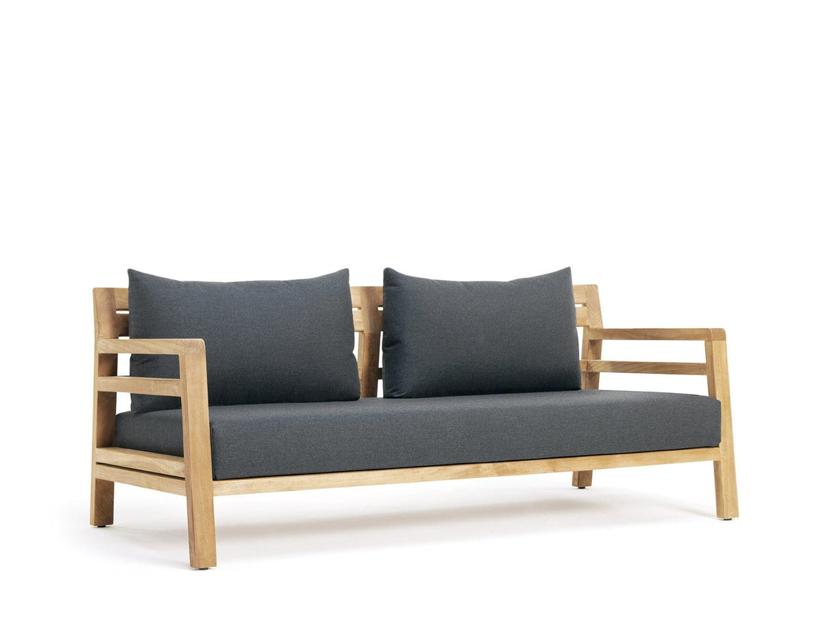 Ethimo Costes Canapé 3 places, coussins en sus Natural Teak