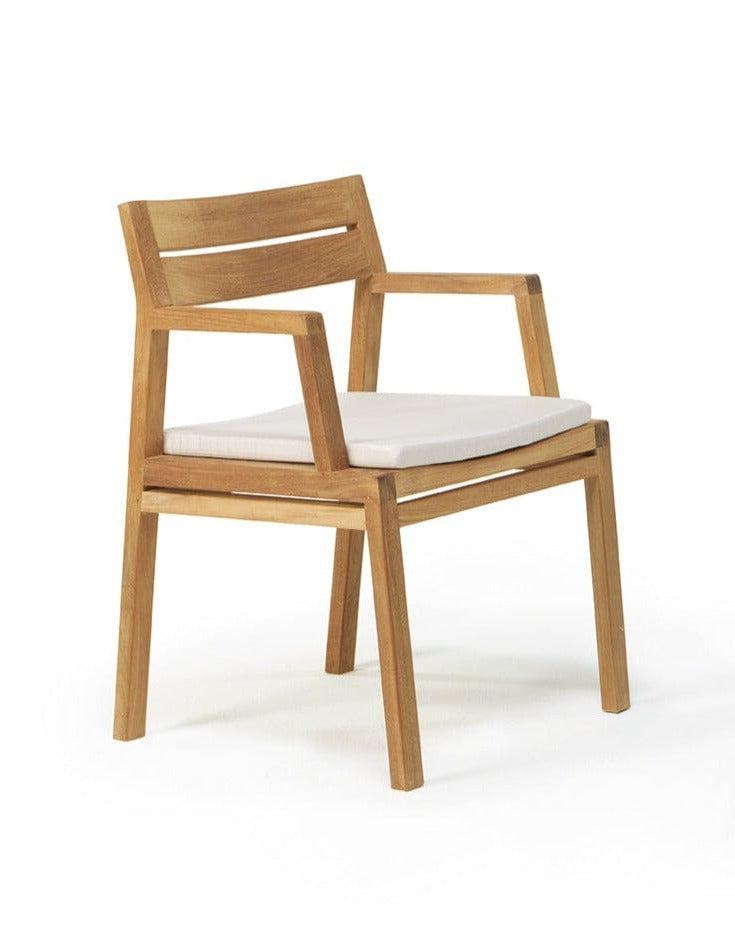 Ethimo Costes Fauteuil repas Natural Teak