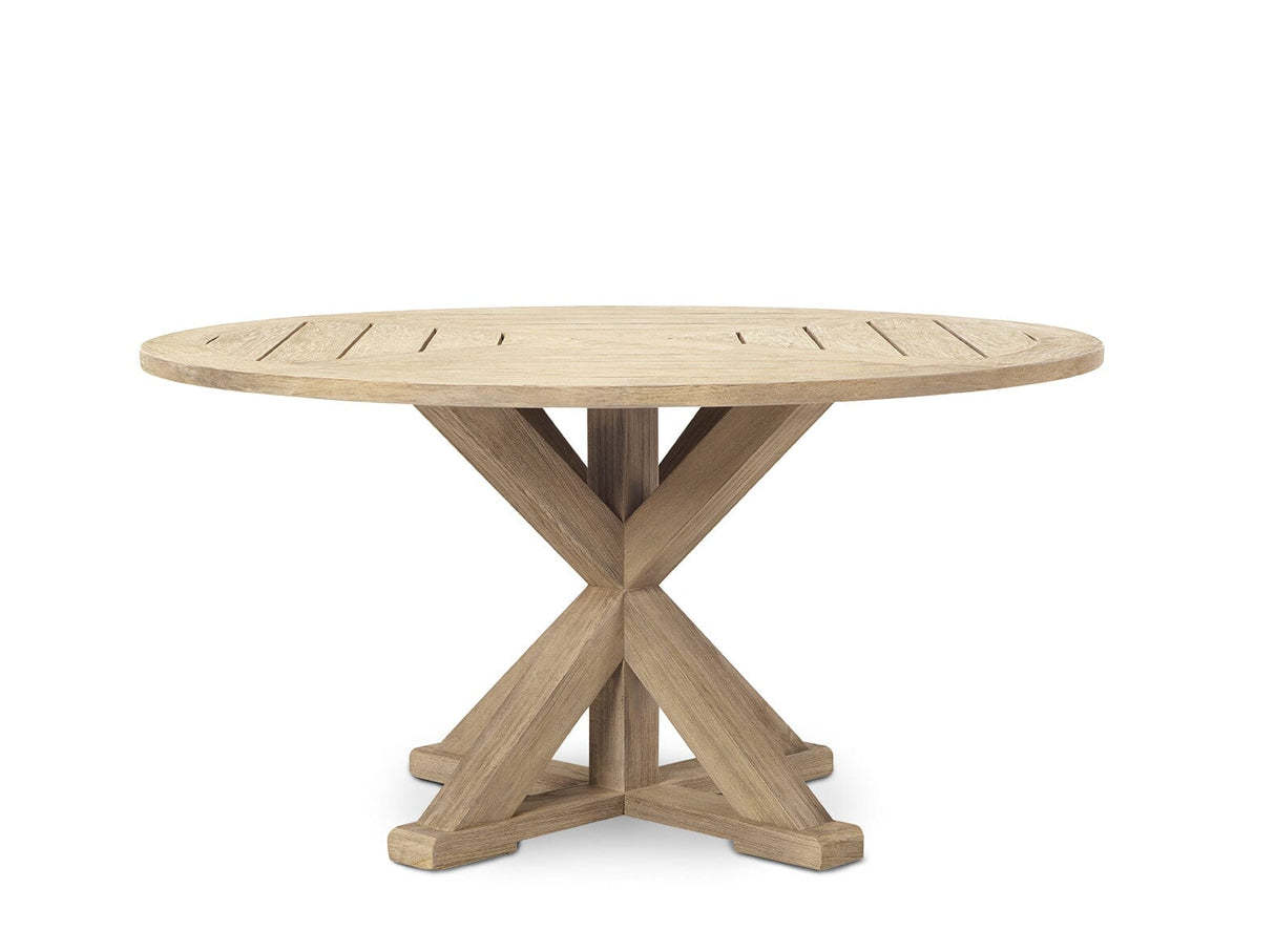 Ethimo Cronos Table Repas ronde Ø147cm Pickled Teak