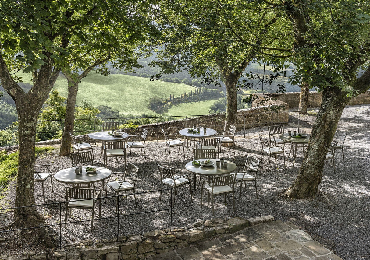 Ethimo Elisir Fauteuil repas, coussins en sus