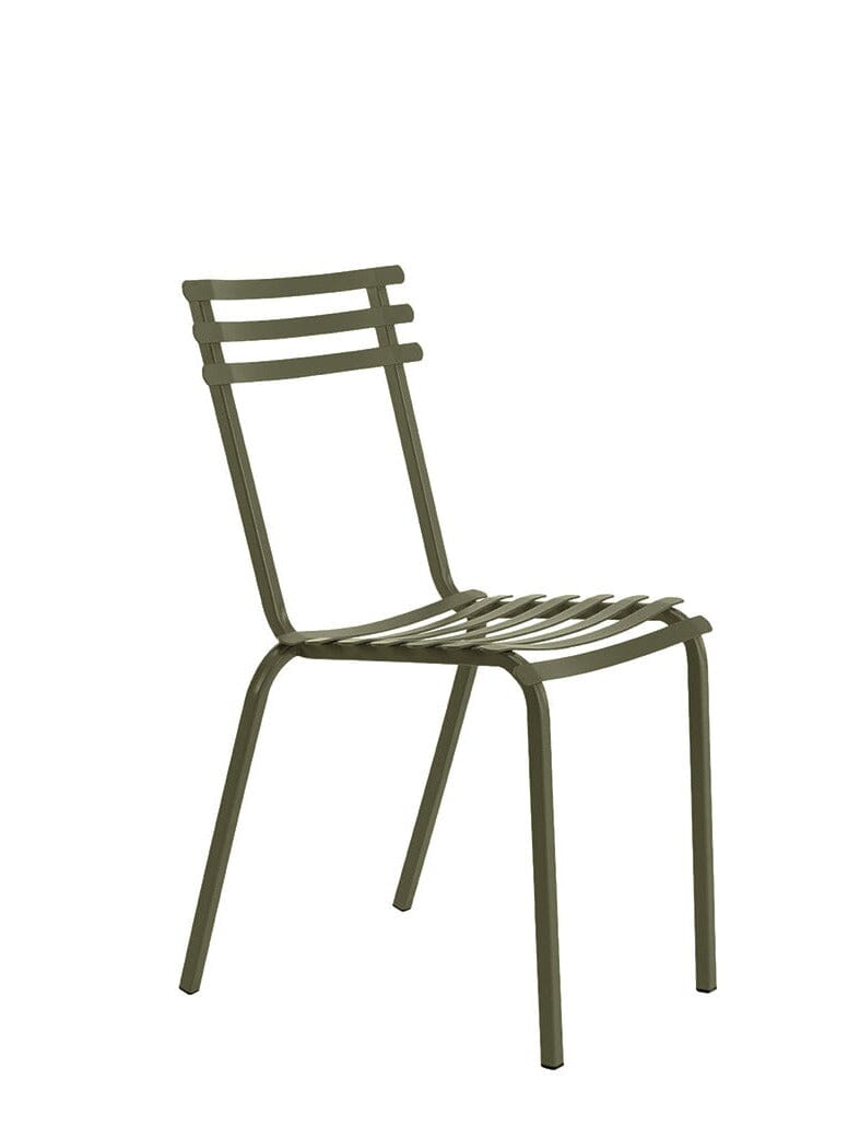 Ethimo Flower Chaise empilable Olive Green