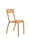 Ethimo Flower Chaise empilable Orange 