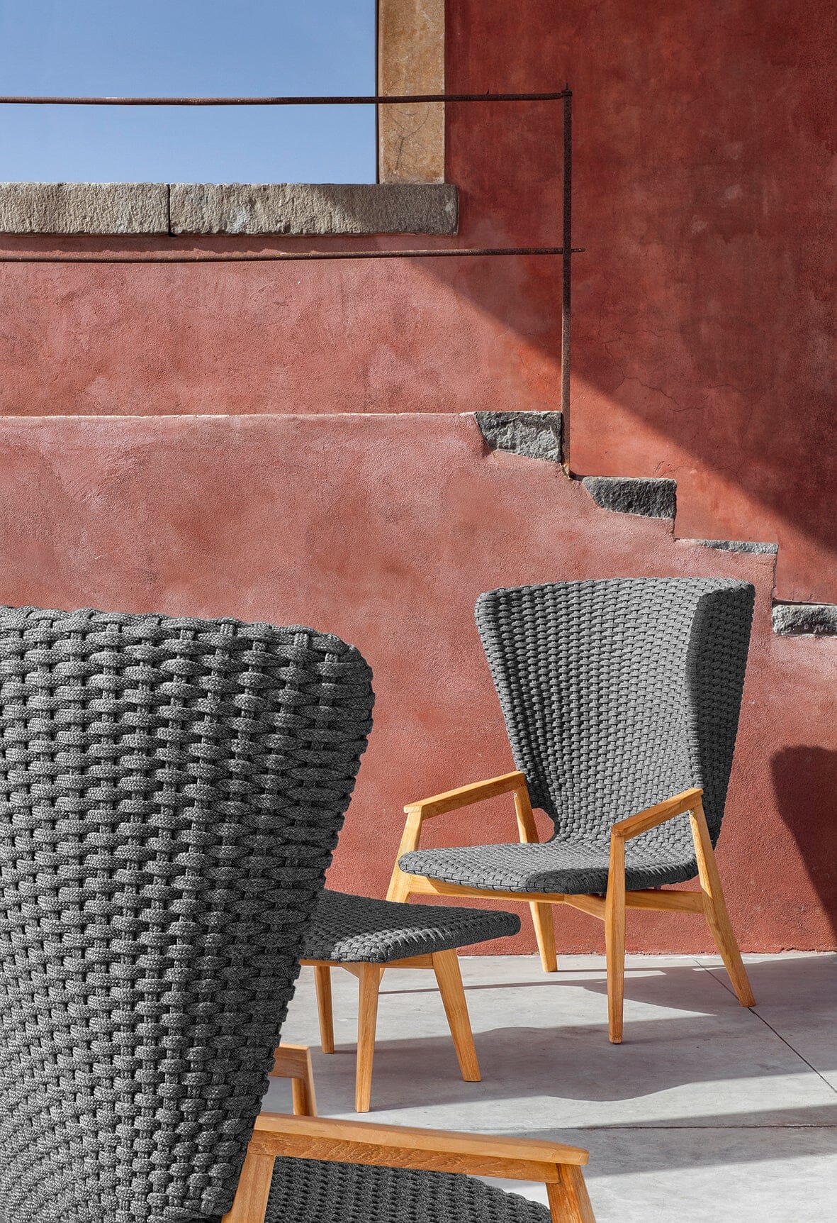 Ethimo Knit Repose-pieds